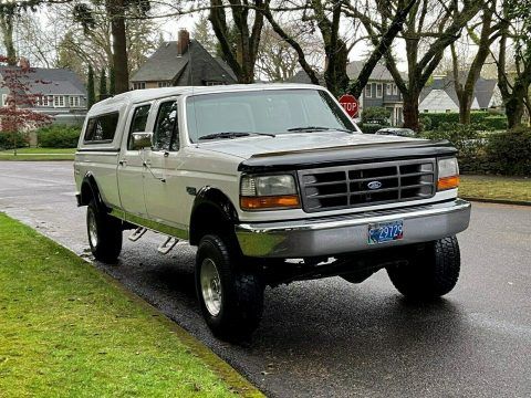 rust free 1995 Ford F 350 XL lifted for sale