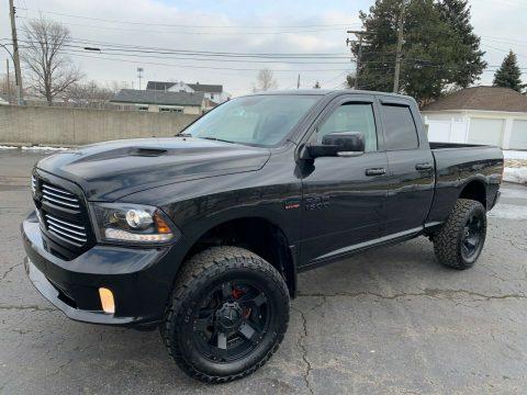 great shape 2016 Ram 1500 Black Sport PACKAGE lifted for sale