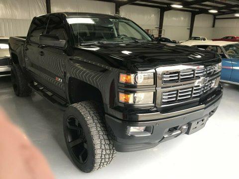 low miles 2015 Chevrolet Silverado 1500 Z71 Midnight EDITION lifted for sale