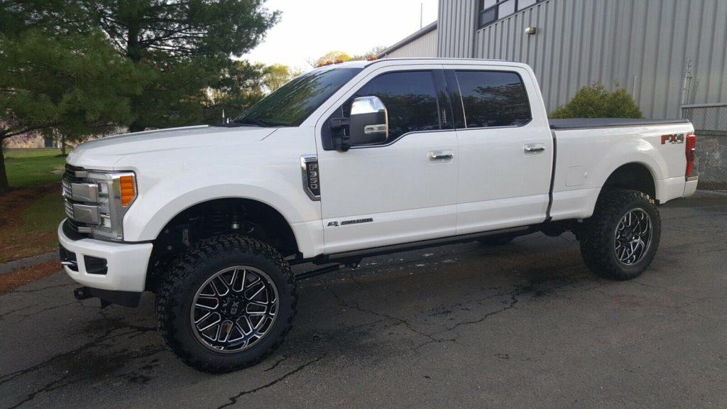 every option available 2017 Ford F 350 Platinum lifted