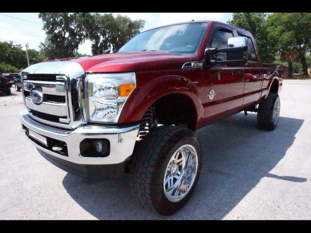 nice and clean 2016 Ford F 250 Lariat lifted