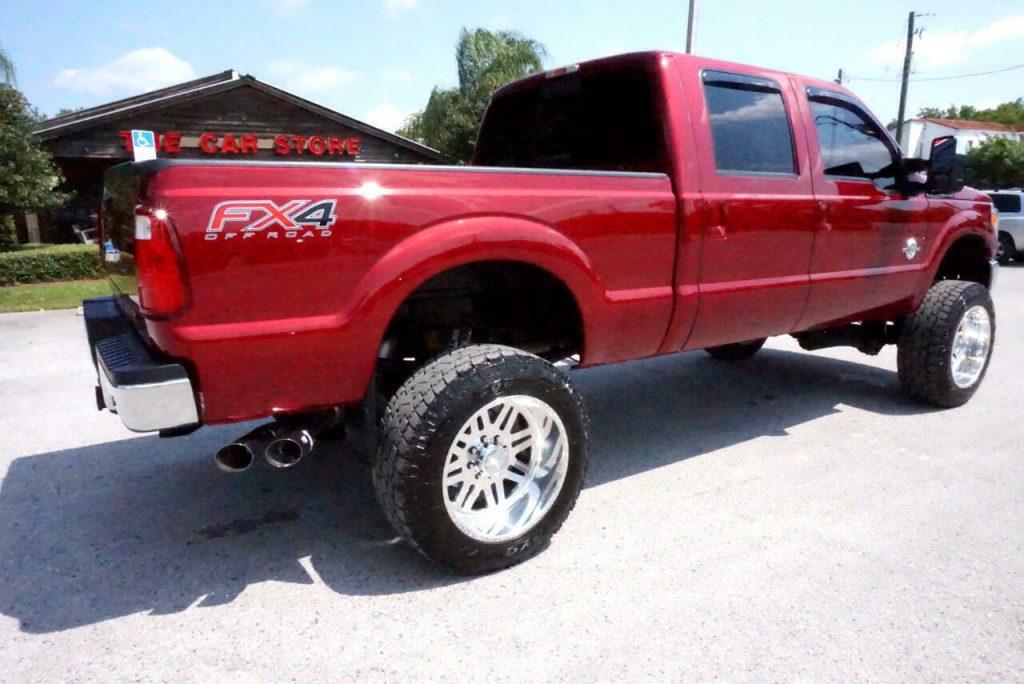 nice and clean 2016 Ford F 250 Lariat lifted