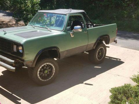 rare 1978 Dodge Ramcharger 4&#215;4 lifted for sale