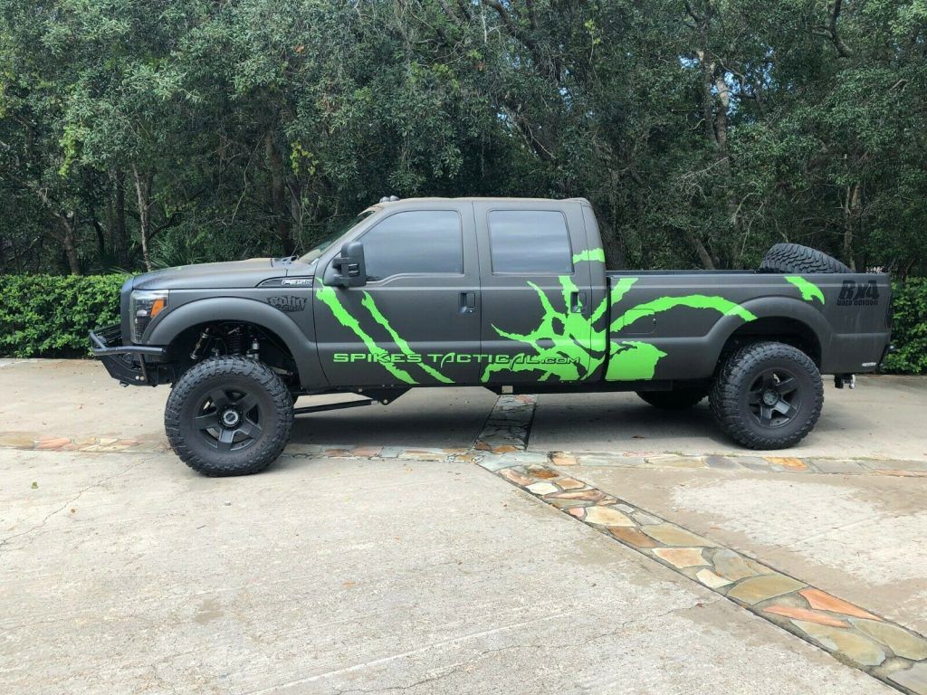 low miles 2012 Ford F 350 Baja Edition lifted