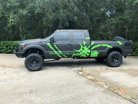 low miles 2012 Ford F 350 Baja Edition lifted for sale