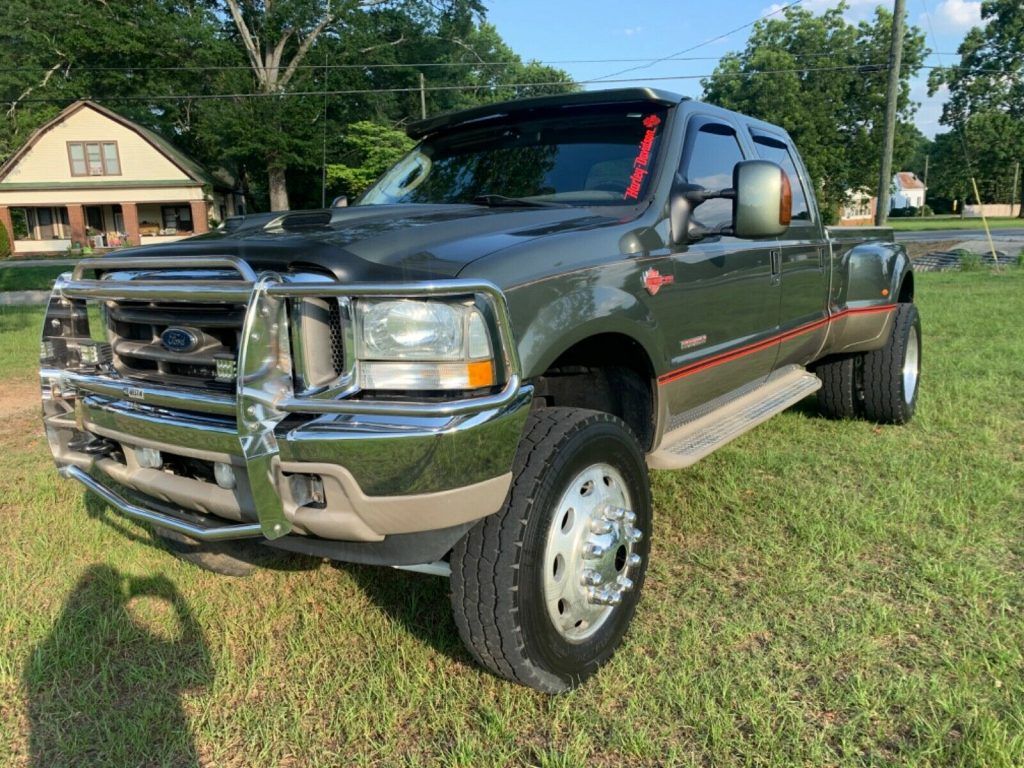 one of a kind 2003 Ford F 350 Harley Davidson lifted