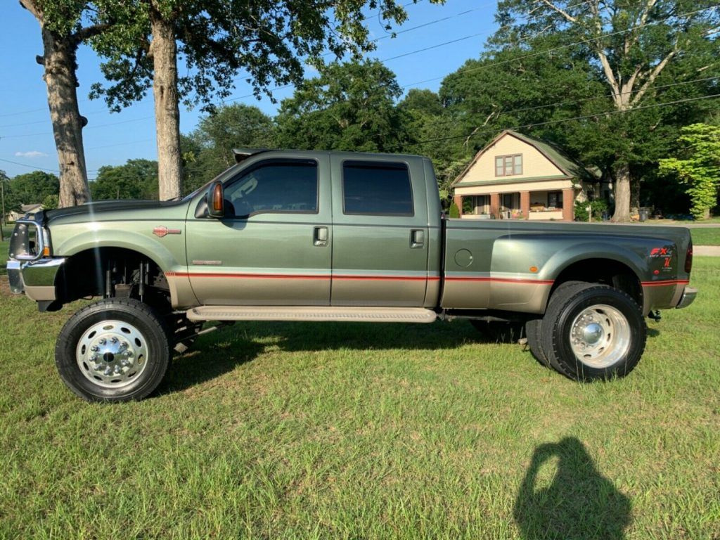 one of a kind 2003 Ford F 350 Harley Davidson lifted