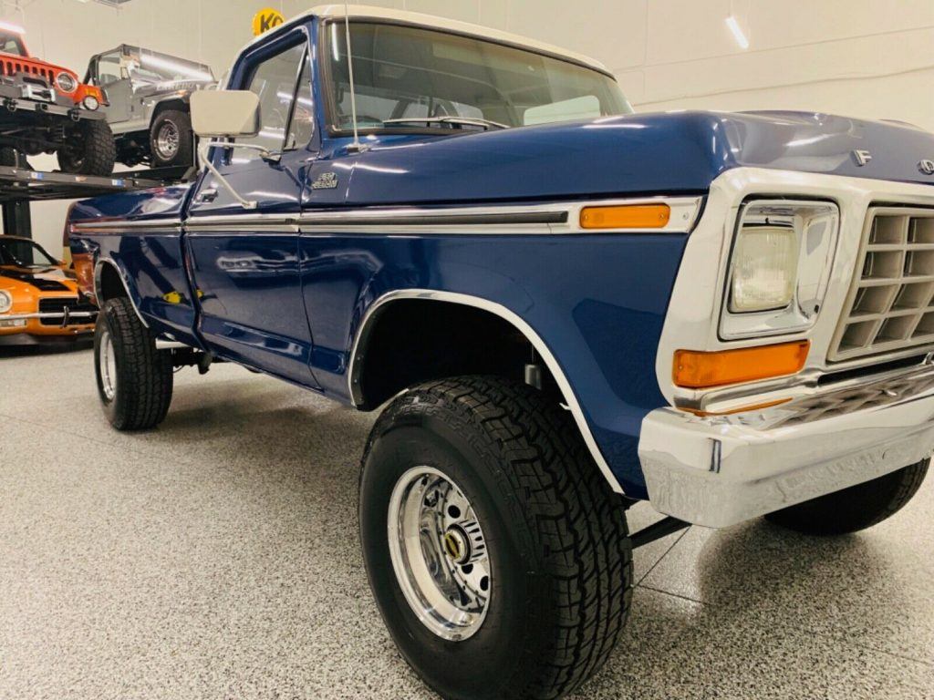 restored 1979 Ford F 150 Custom lifted