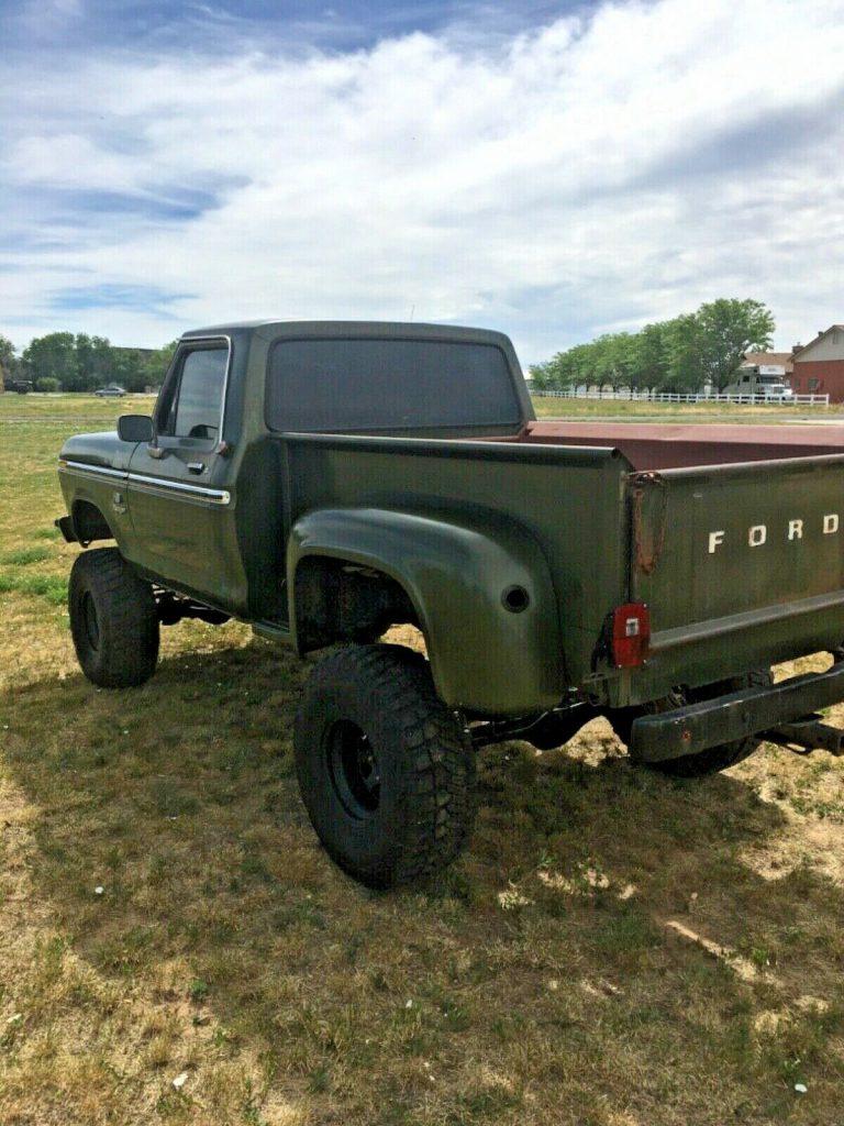very solid 1976 Ford F 100 Ranger lifted