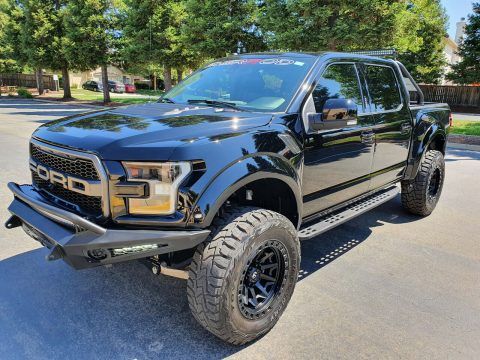low miles 2018 Ford F 150 Raptor Supercrew lifted for sale
