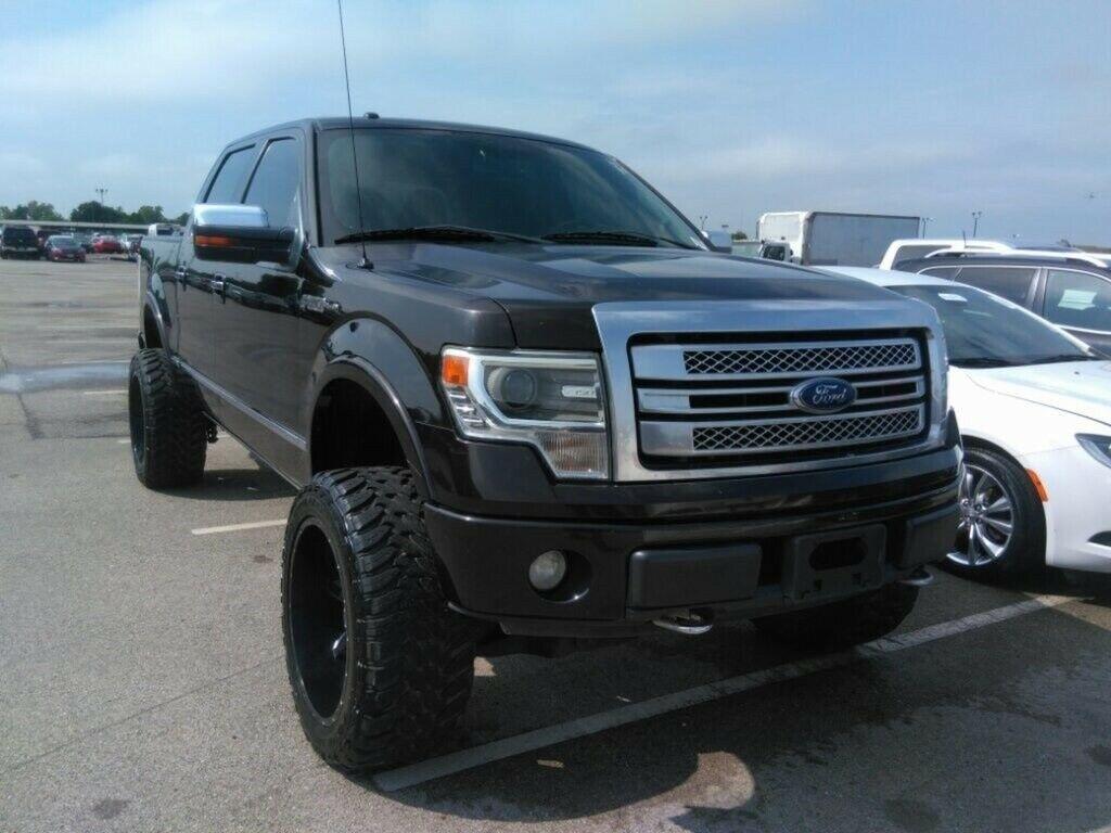 great shape 2013 Ford F 150 Platinum lifted