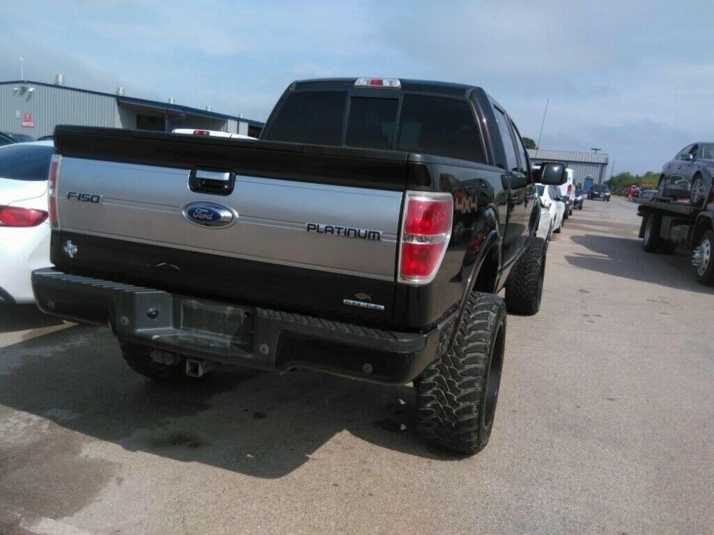 great shape 2013 Ford F 150 Platinum lifted