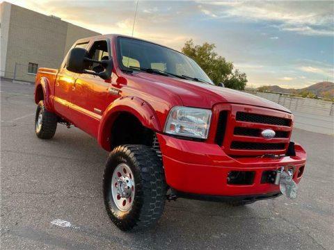 loaded with goodies 2006 Ford F 250 Lariat Diesel MOONROOF lifted for sale