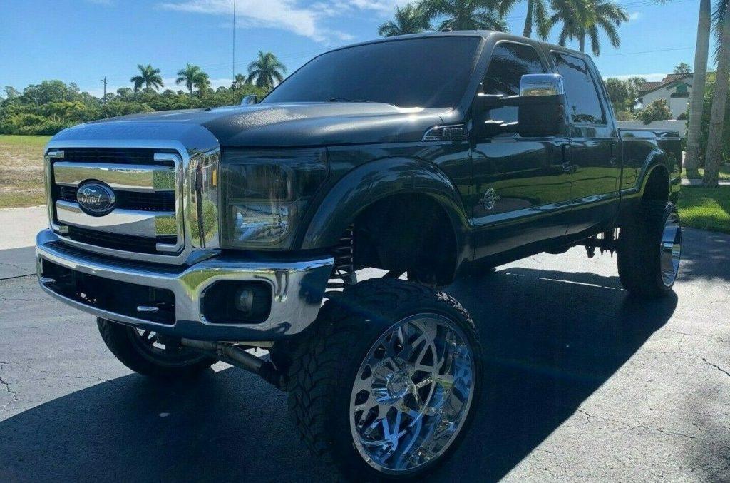 recently serviced 2016 Ford F 250 Super Duty Lariat lifted
