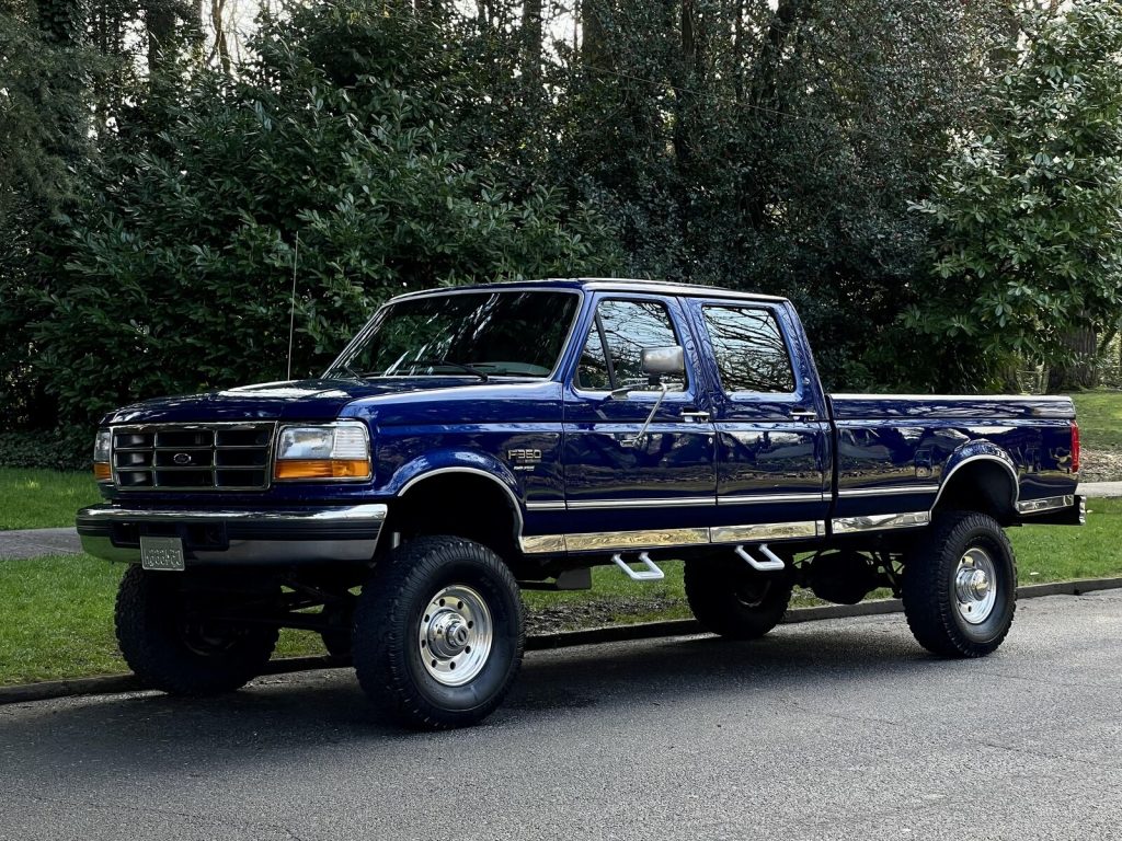 1997 Ford F-350 HD 4X4 CREW CAB 4DR LONG BED 7.3L Power Stroke Diesel ALL Record