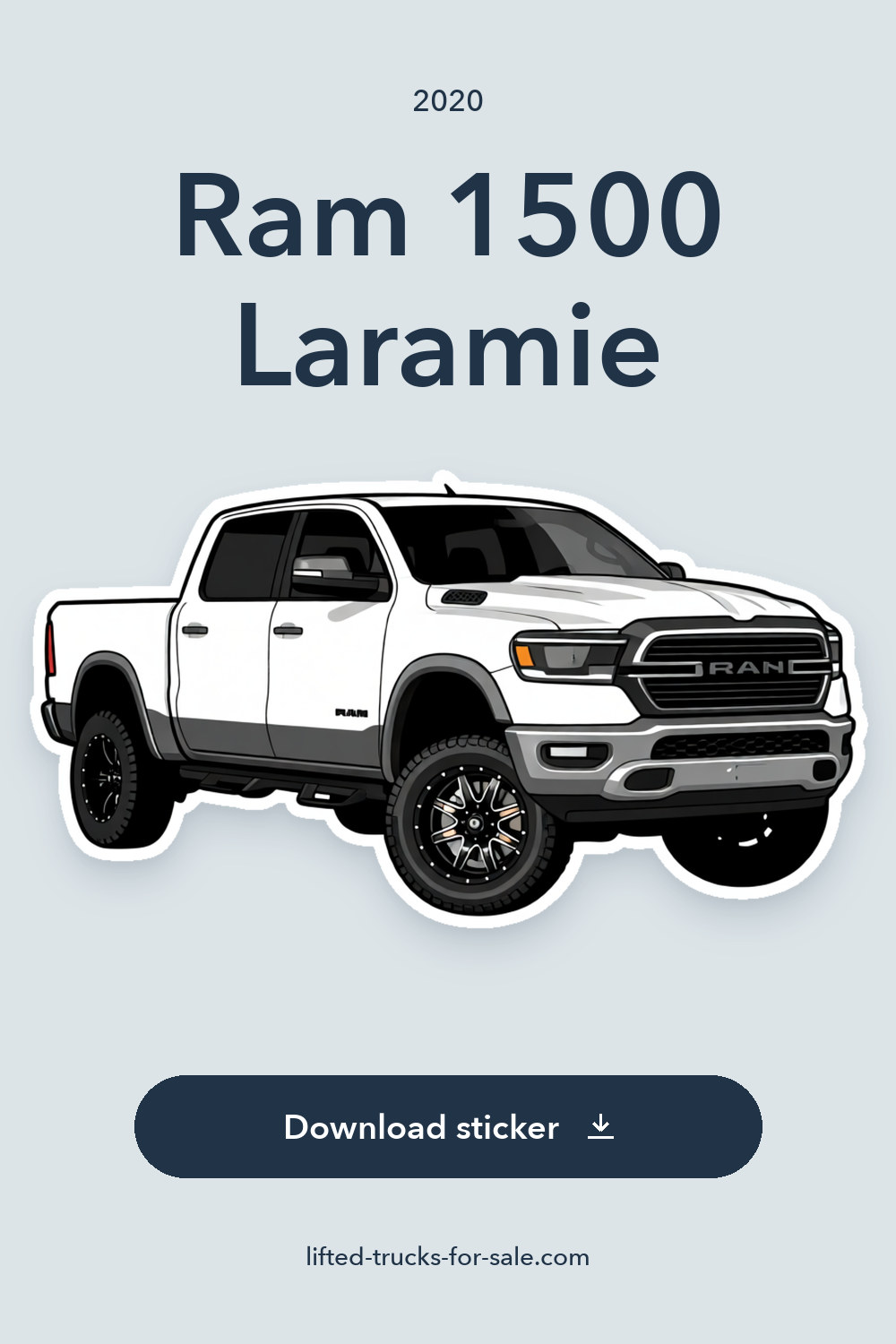 2020 Ram 1500 Laramie sticker preview